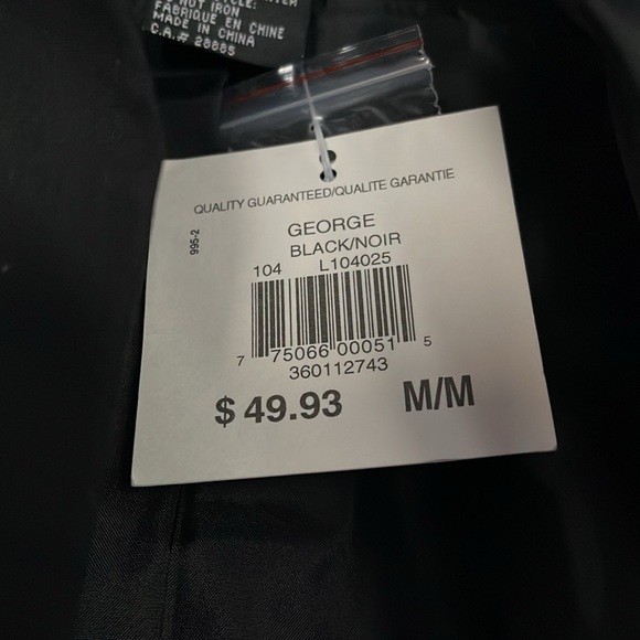 BNWT Black Trench Coat - Picture 3 of 3